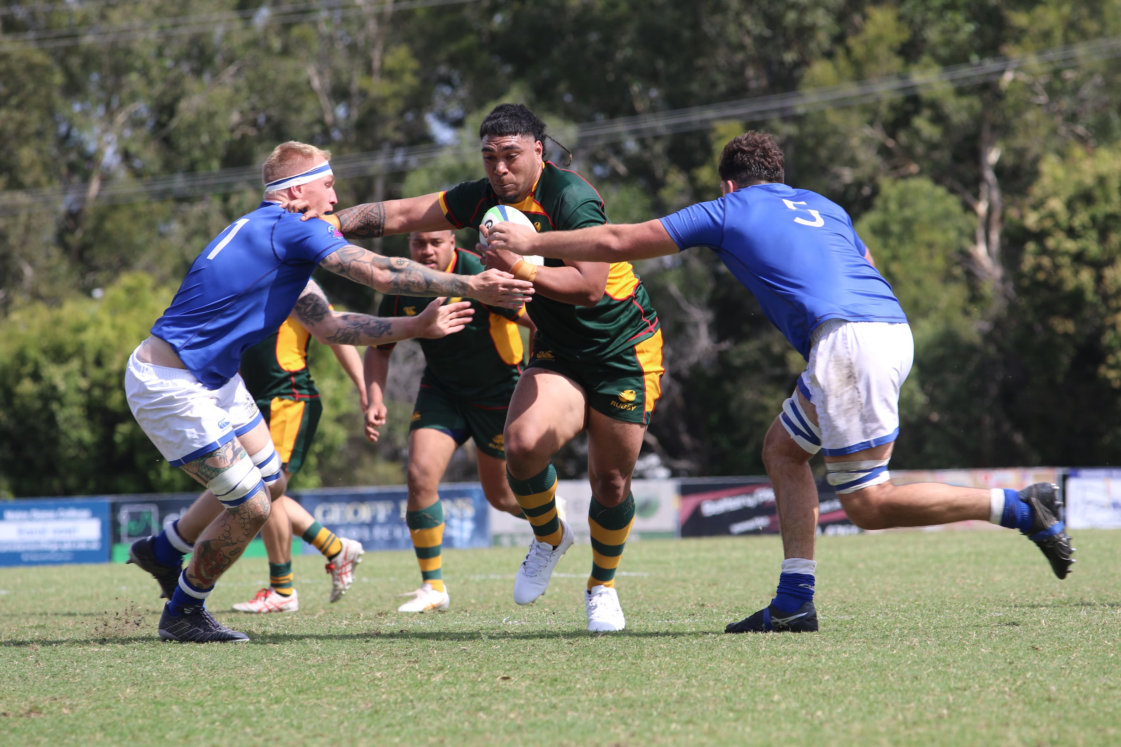 Tasmania v QLD Country during Day 1 of the 2024 Australian Rugby Shield. Picture: Rugby Australia