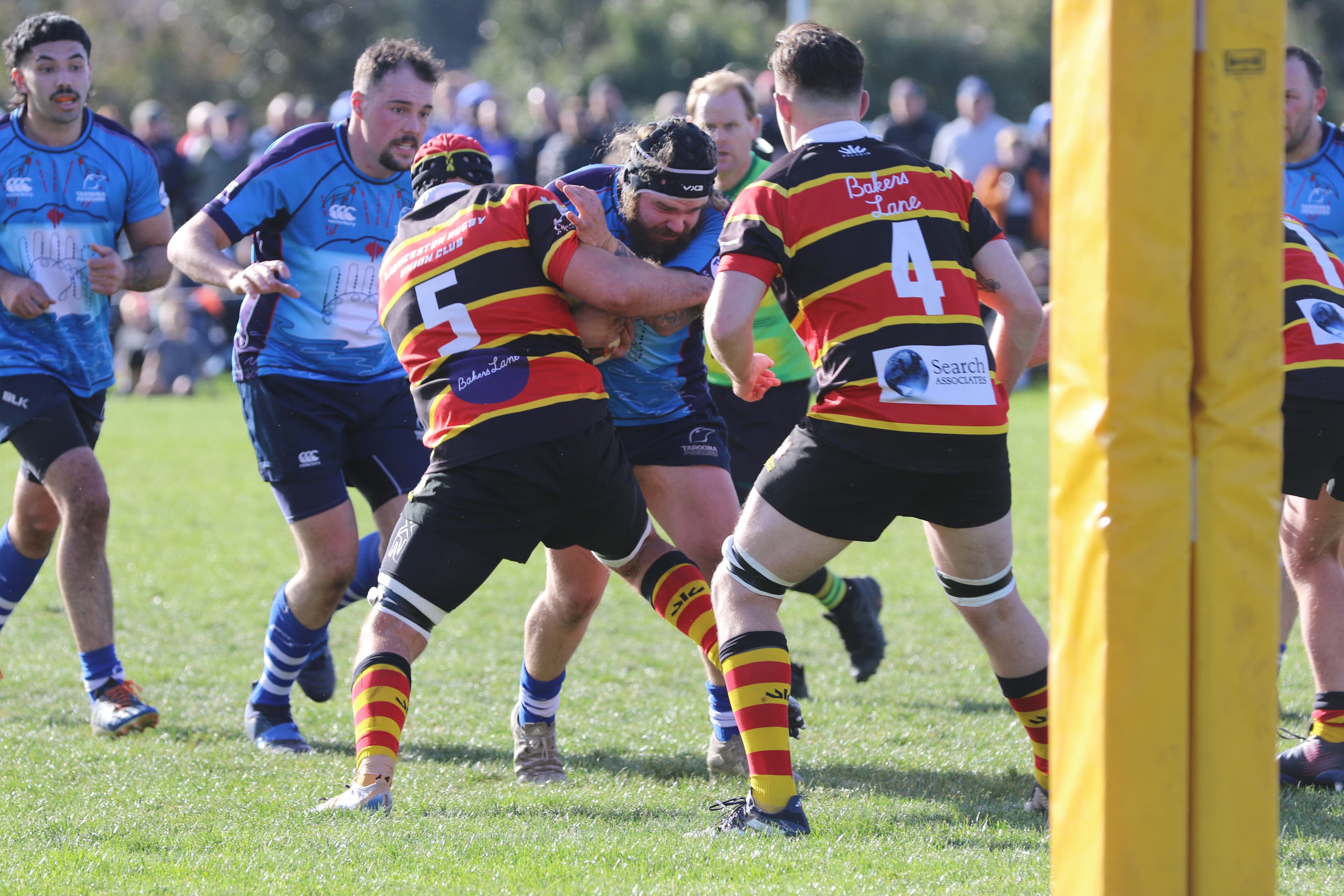 Launceston Tigers 1 v Taroona Penguins Round 5 TRU Men's 2024. Picture: Tasmanian Rugby