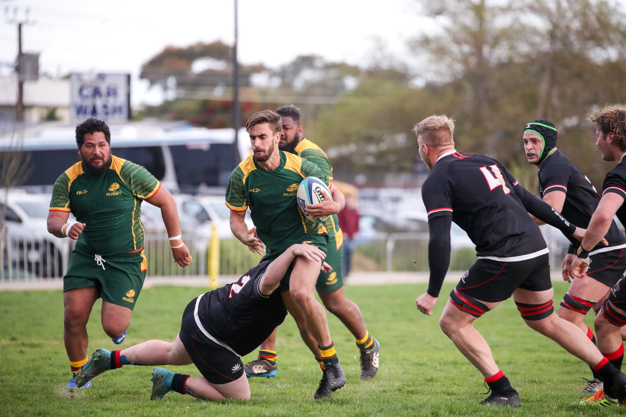 TJ Pieters in action for Tasmania 2022 Australian Rugby Shield