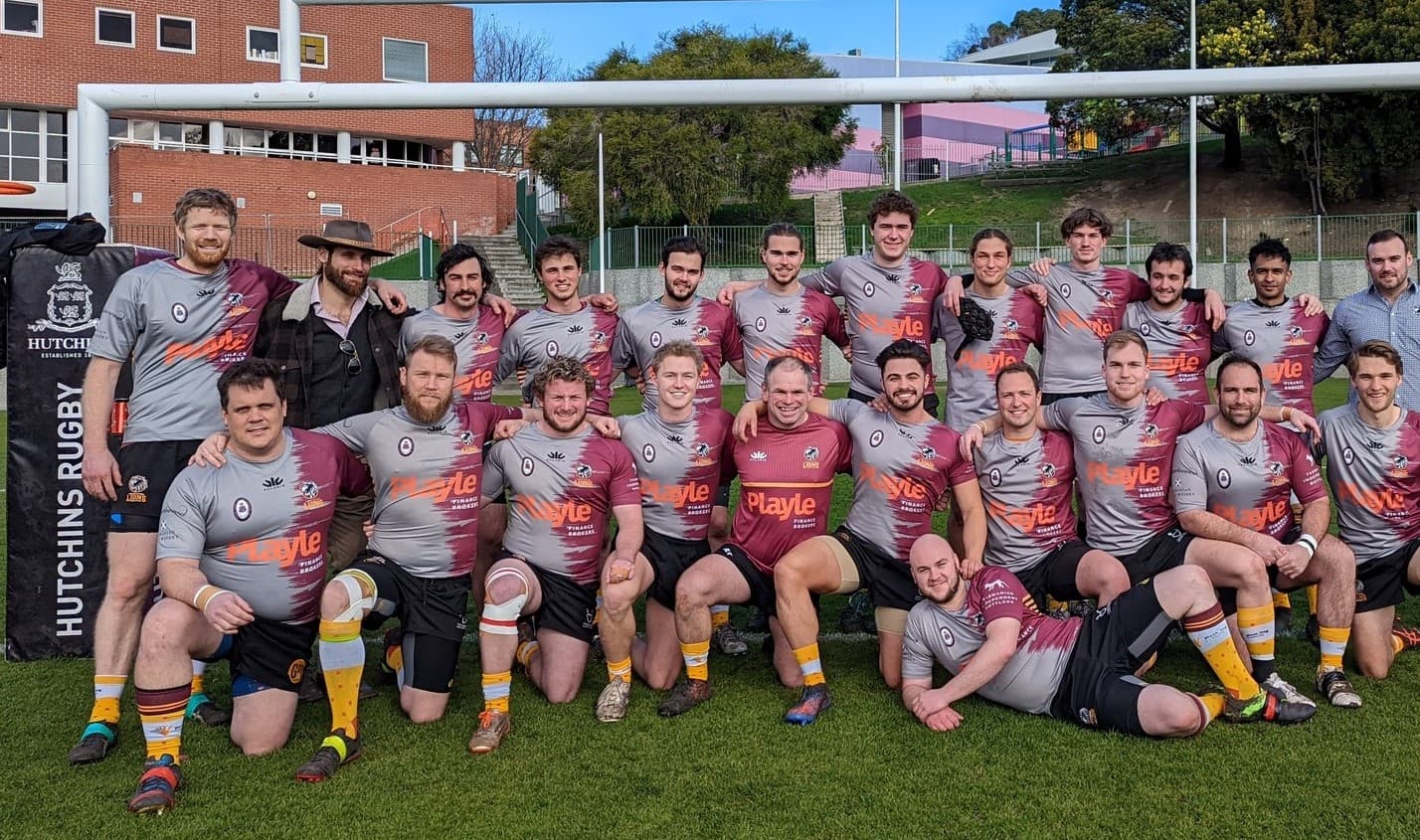 STILL IN THE HUNT: Hobart Lions are still in the finals frame after defeating Glenorchy 45-10 at Hutchins War Memorial Oval in Round 10 of the TRU Premiership. Picture: Facebook