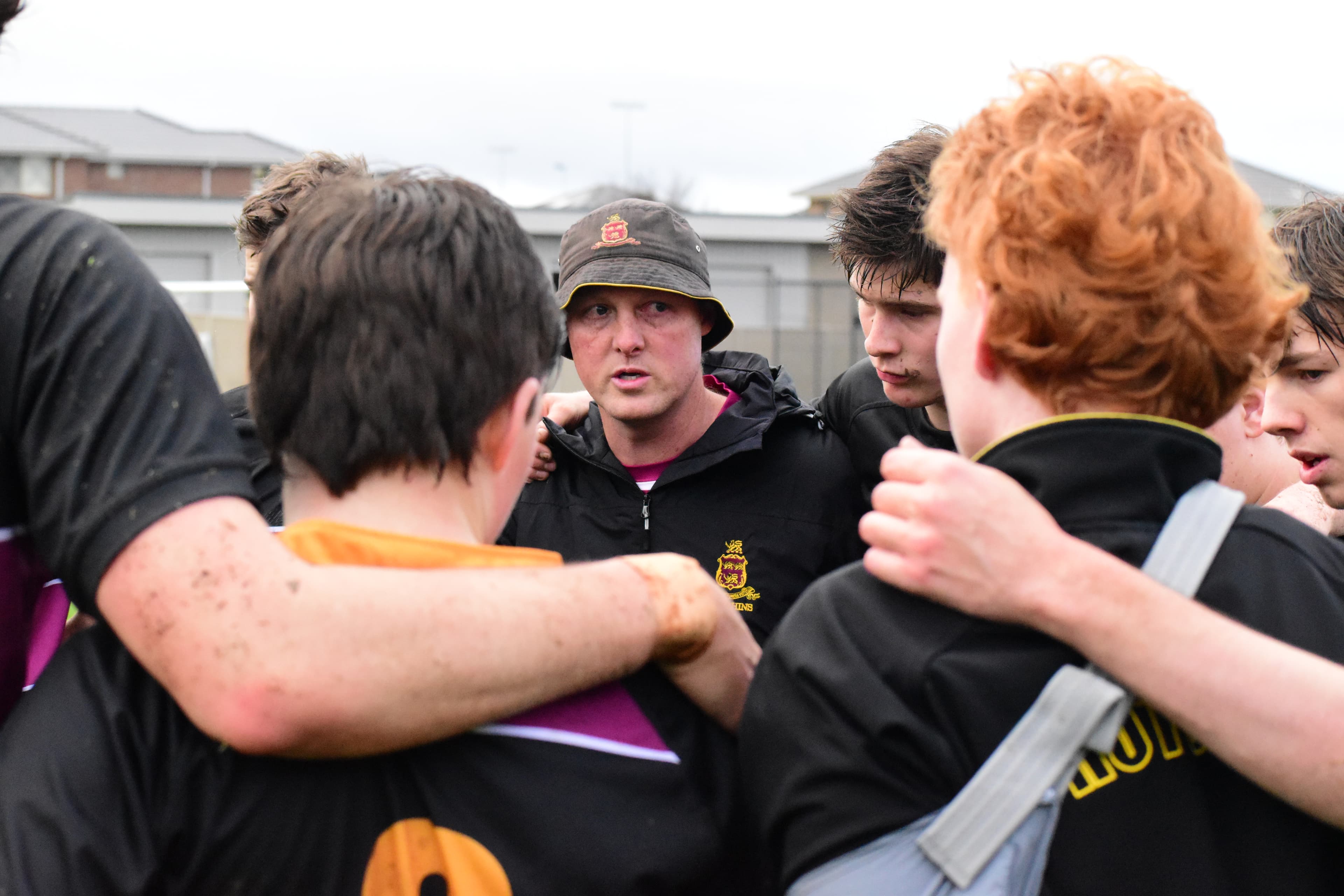New TRU president Shaun Killian (centre) is putting junior development and retention at the forefront in Tasmania Rugby's 90th year.
