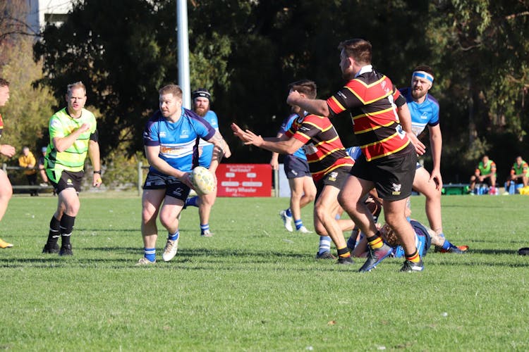 ON THE MOVE: Taroona halfback Ed Salter in action during the Penguins' 26-12 GF rematch win over Launceston. Picture: Ceilidh Fenney via Facebook