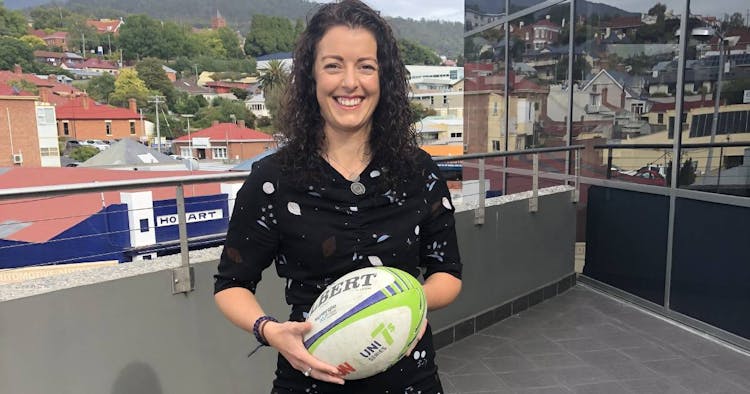 Outgoing Tasmanian Rugby President Ebony Altimira. Picture: Australian Community Media
