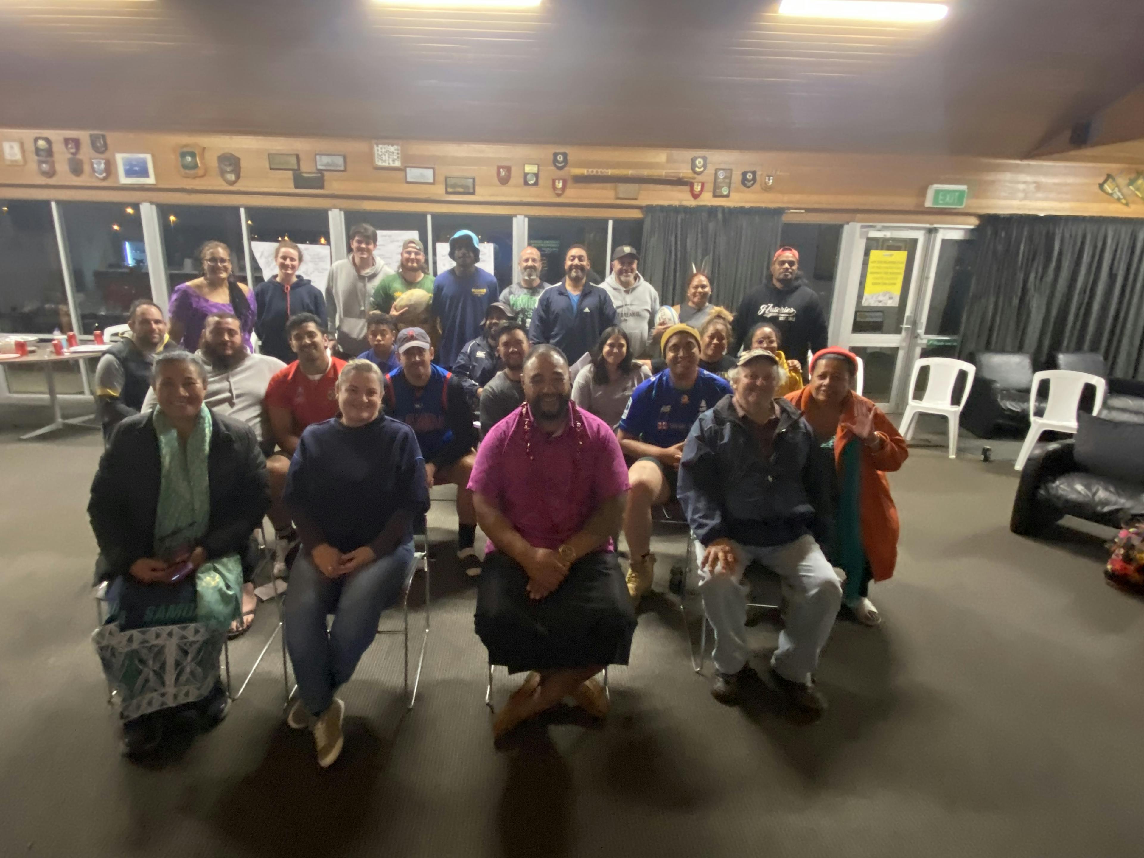 Attendees at Rugby Australia's inaugural community Talanoa in Hobart on Thursday April 30. Picture: Supplied